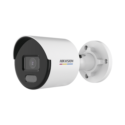 Bala IP 4 Megapixel / Imagen a Color 24/7 / PoE / Lente 2.8 mm / Luz Blanca 30 mts / Exterior IP67 / dWDR / ONVIF 