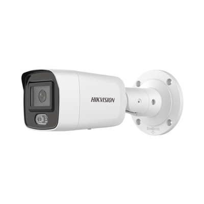 Bala IP 4 Megapixel / Imagen a color 24/7 / Lente 2.8 mm / Luz Blanca 40 mts / Exterior IP67 / WDR 120 dB / Audio y Alarma / Captura Facial / Onvif / MicroSD