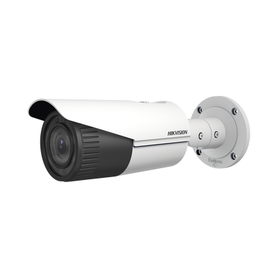 Bala IP 2 Megapixel / Lente Mot. 2.8 - 12 mm / Exterior IP67 / 30 Mts IR EXIR / Entrada y Salida de Audio y Alarma