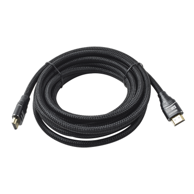 Cable HDMI Ultra-Resistente Redondo de 5m (16.4 ft) Optimizado para Resolución 4K ULTRA HD 